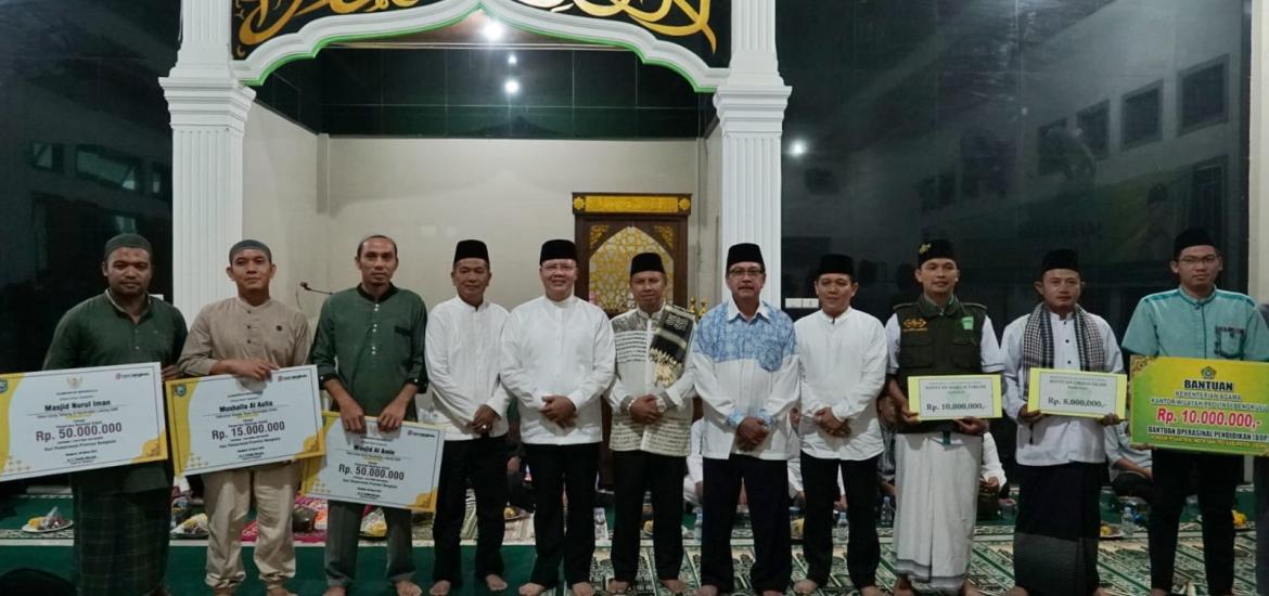 Pemprov Bengkulu Gelontorkan Bantuan Ratusan Juta di Kabupaten Lebong