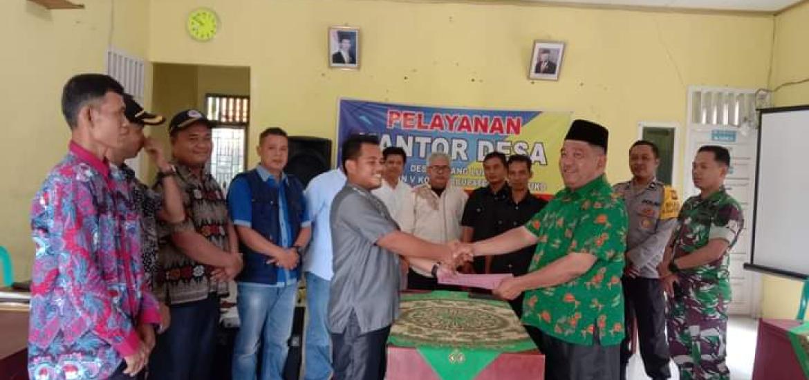 Serah Terima Pembangunan Tahap Satu Desa Lalang Luas