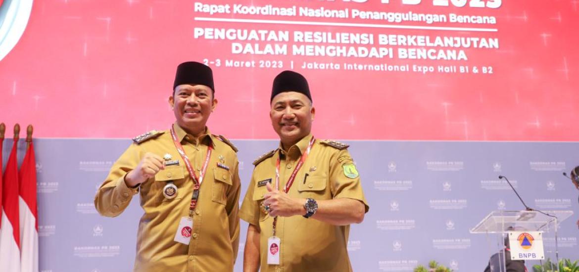 Pj Bupati Apriyadi Rakor dengan Presiden Jokowi