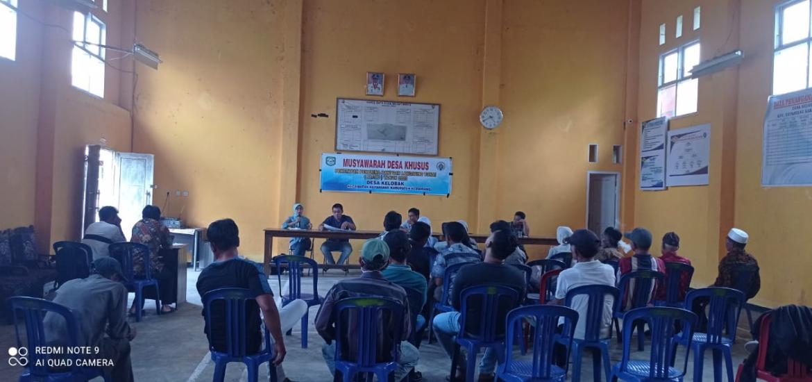 Musdesus, Pemdes Kelobak Tetapkan 30 KK Penerima BLT-DD 2023