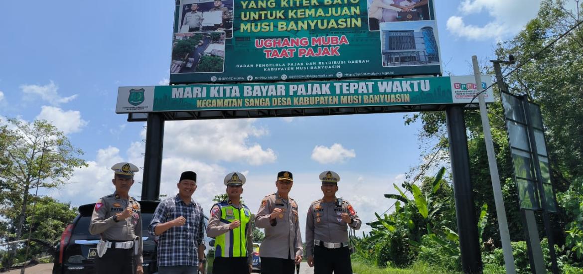 Kapolres Muba Cek Jalur Lintas Tengah Perbatasan Muba - Mura