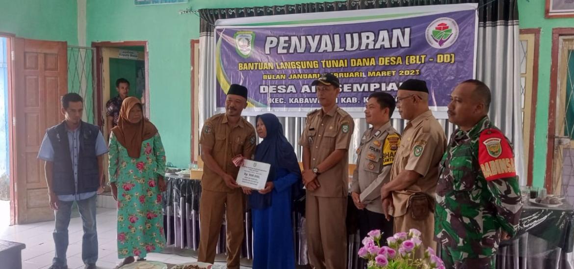 Penyaluran BLT-DD