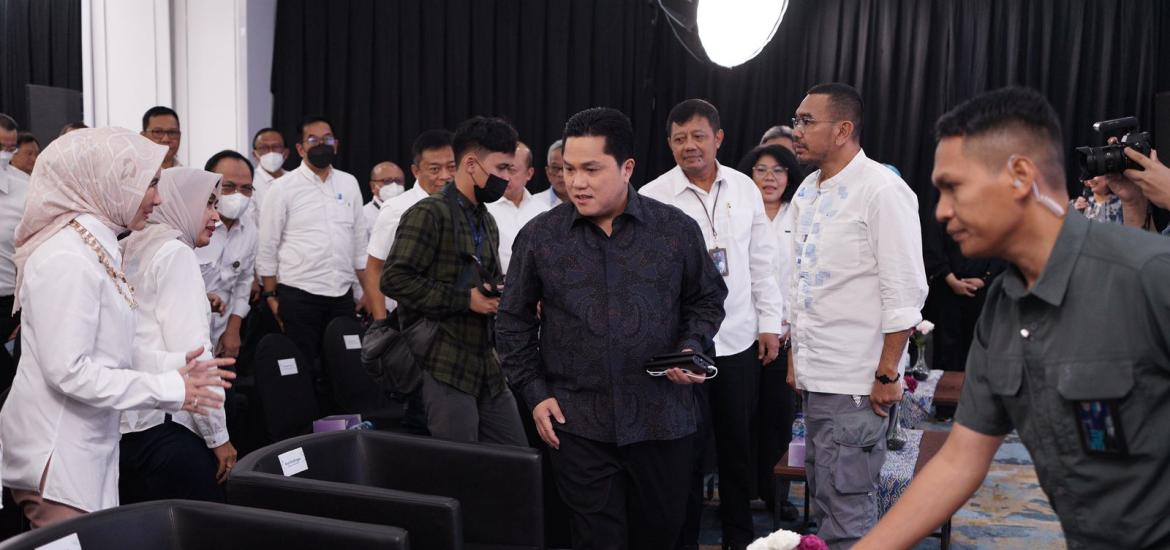 Buka BUMN Communications Week 2023, Erick Thohir Ajak BUMN Lebih Efektif dan Transparan Dalam Berkomunikasi
