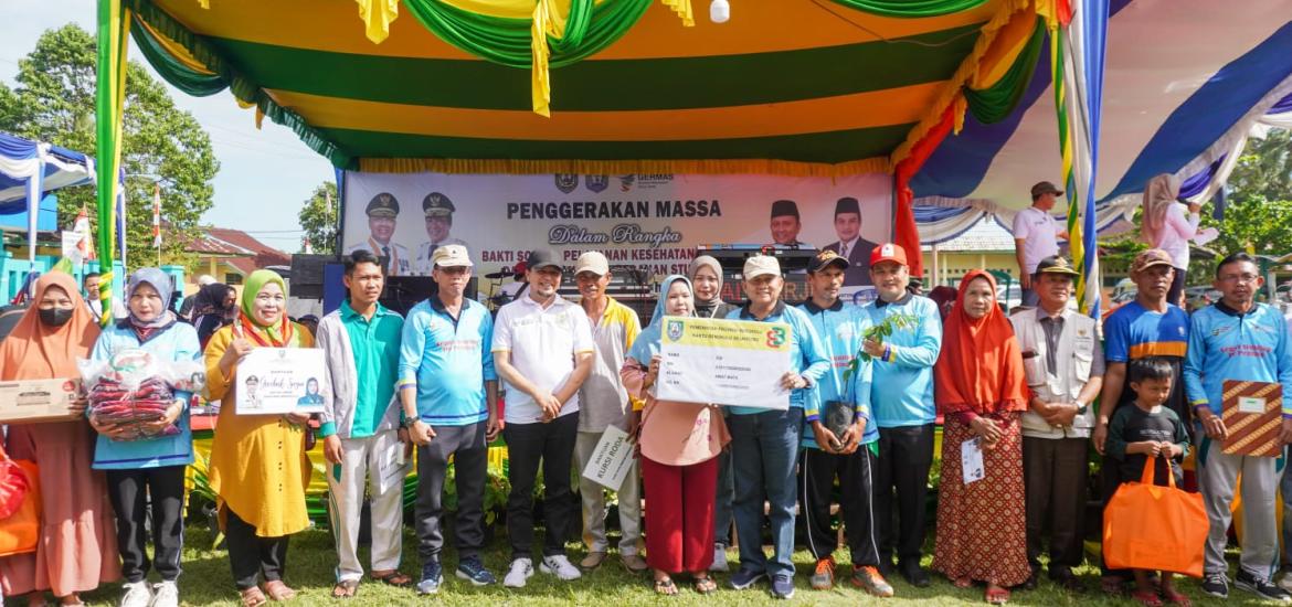 Pemprov Bengkulu Lakukan Penggerakan Massa dan Bantuan Sosial di Kabupaten Kaur