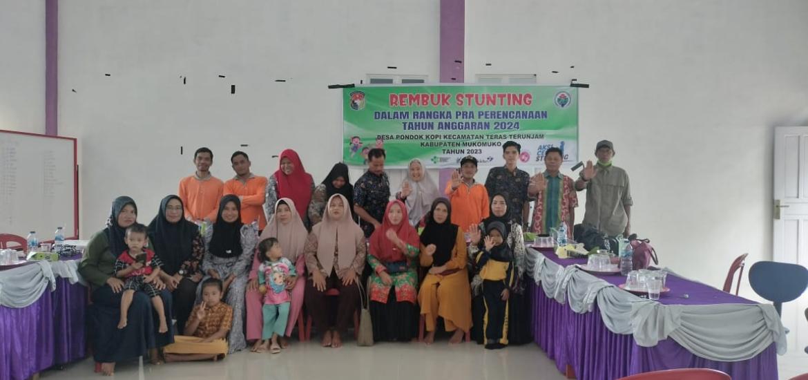 Pemdes Pondok Kopi Rembuk Stunting