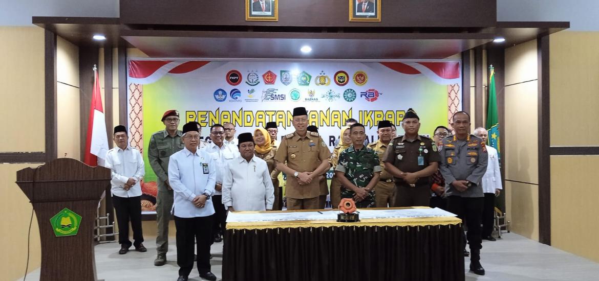 Penandatanganan Ikrar Pencegahan Inteloransi, Radikalisme dan Terorisme di Provinsi Bengkulu