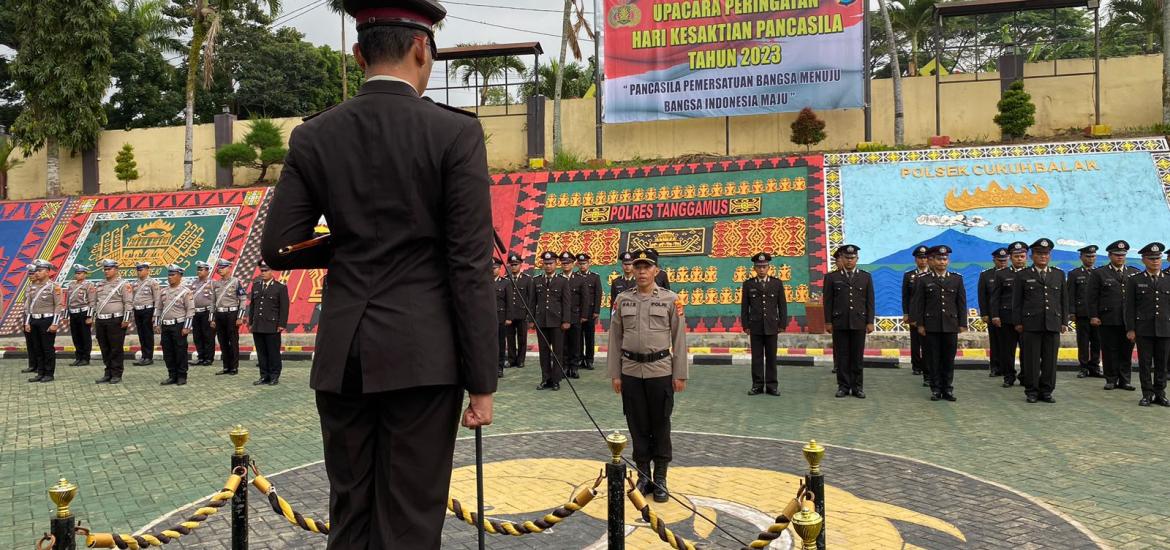Kapolres Tanggamus Pimpin Upacara Hari kesaktian Pancasila
