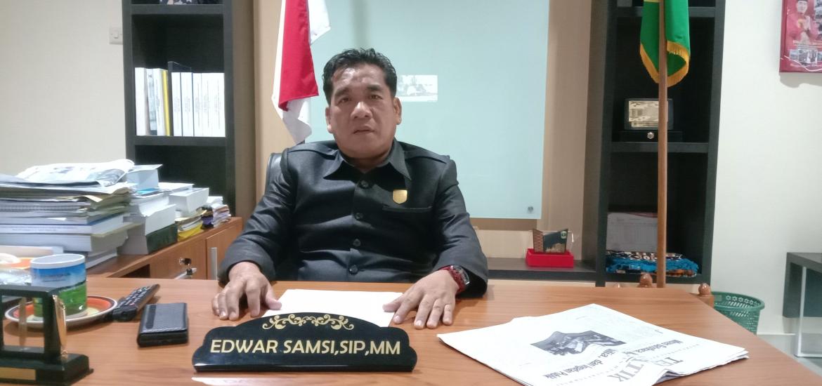 Ketua Komisi IV DPRD Provinsi Bengkulu, Edward Samsi