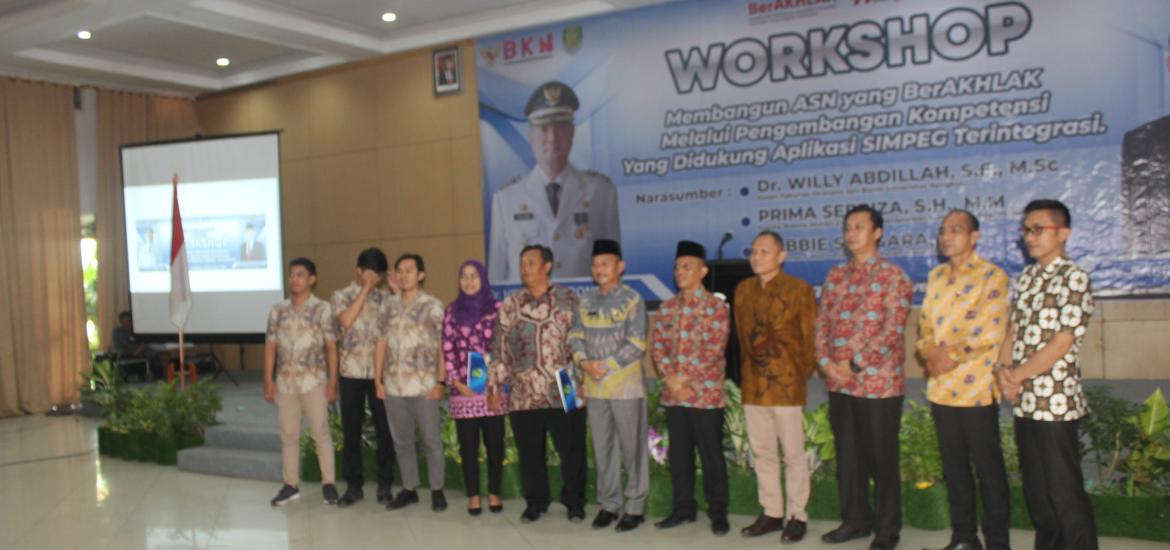 BKPSDM Bengkulu Tengah Gelar Workshop Membangun ASN Yang BerAKHLAK 