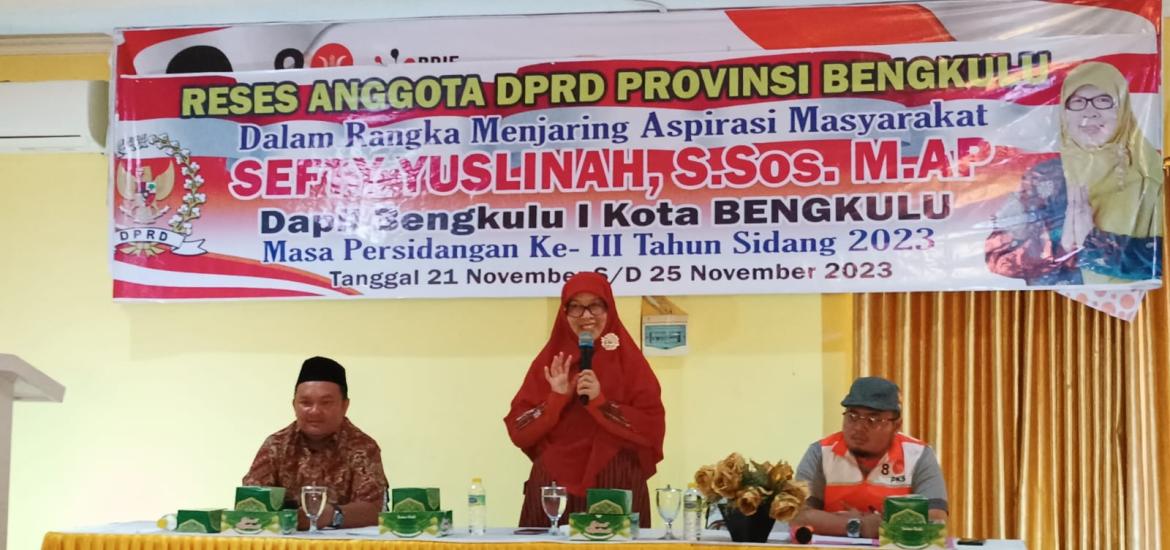 Sefty Yuslinah Siap Perjuangkan Aspirasi Masyarakat Hingga Terealisasi