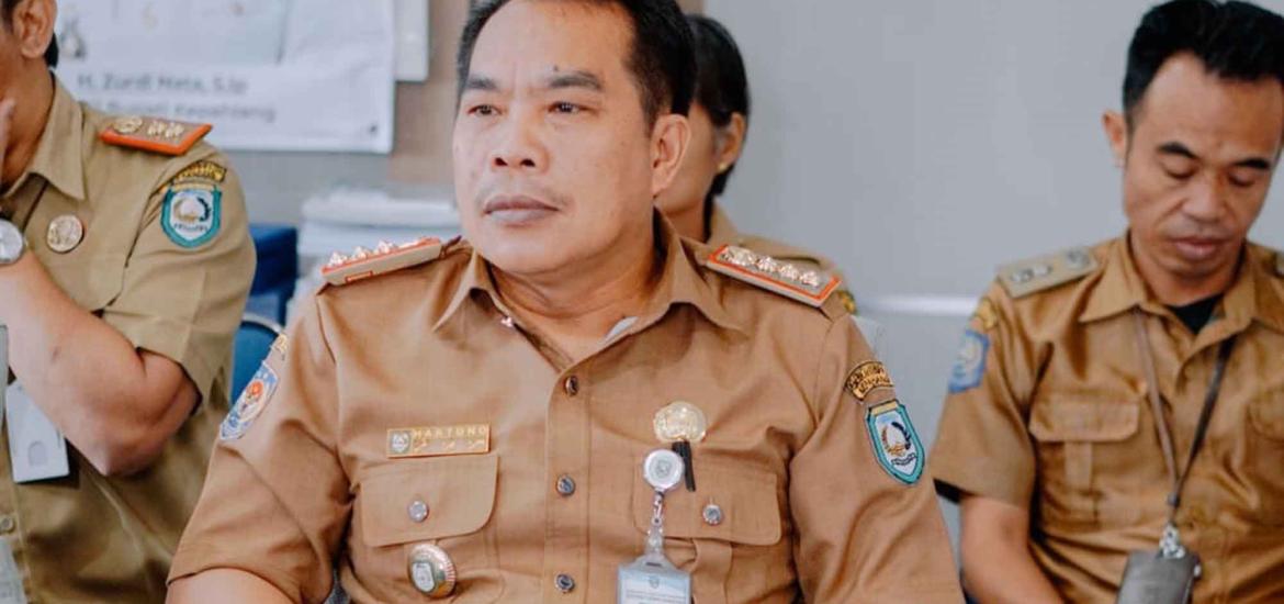 Sekretaris daerah kabupaten Kepahiang Dr. Hartono, S.Pd.,Mp.Pd