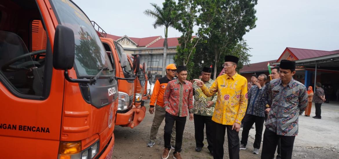 Sekda Provinsi Bengkulu Tinjau Kesiapsiagaan BPBD