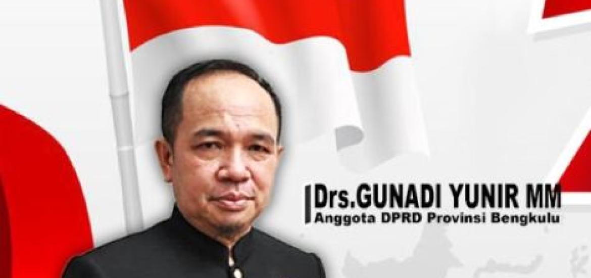 Anggota DPRD Provinsi Bengkulu Gunadi Yunir