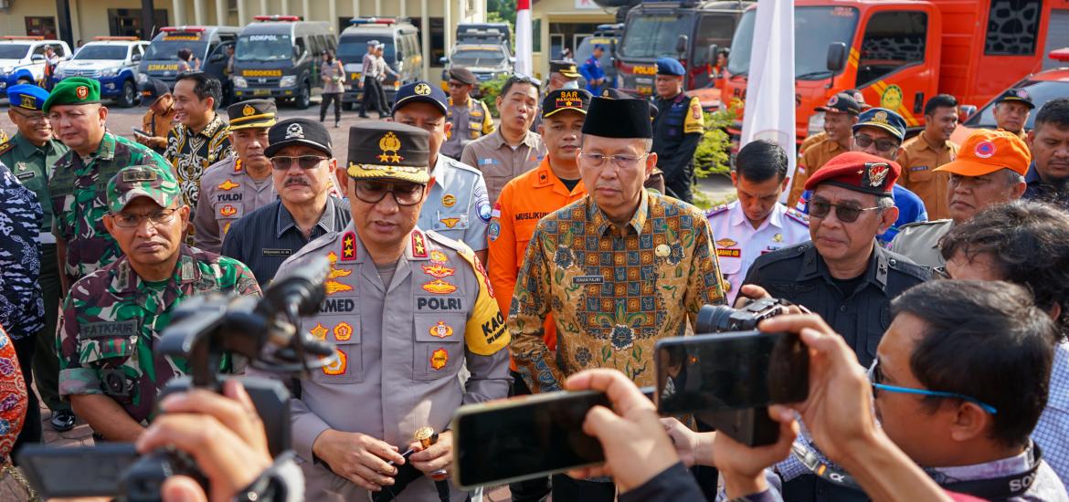 Sekda Isnan Fajri Ikuti Apel Gelar Pasukan Ops Lilin Nala 2023
