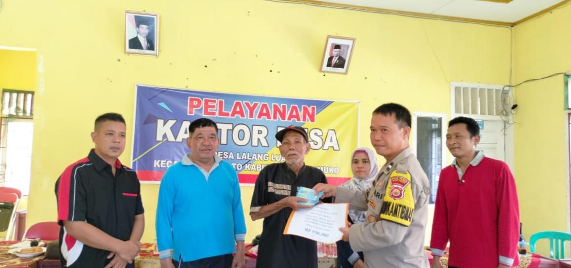 Pemdes Lalang Luas Tuntaskan Penyaluran BLT DD Tahun 2023