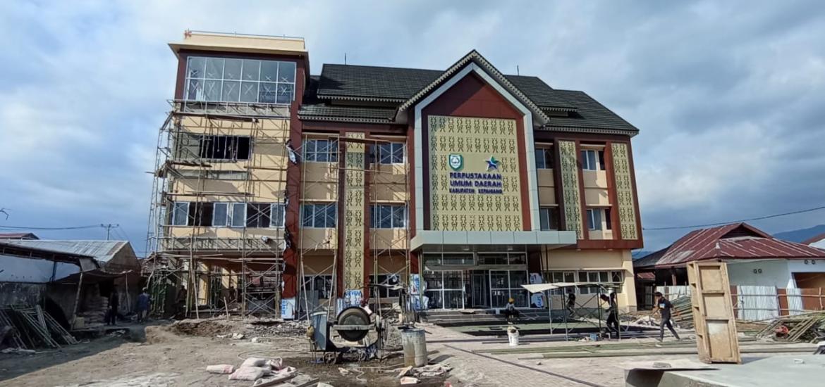 CV Antariksa Selesaikan Pembangunan Gedung Perpusda Kepahiang