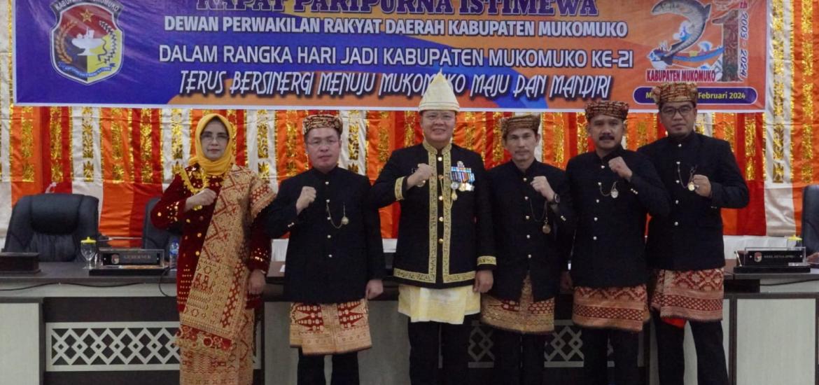 DPRD Mukomuko Gelar Paripurna Istimewa Peringatan Hari Jadi Kabupaten ke- 21 Tahun
