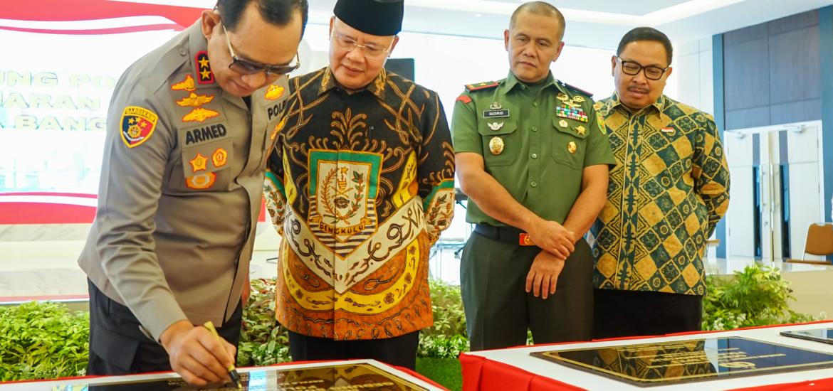Peresmian Gedung Polda Bengkulu dan Jajaran serta Pergantian Nama Bangunan