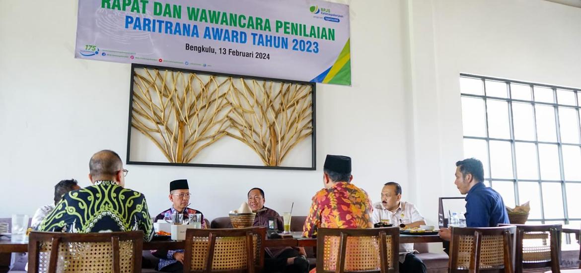 Sekda Provinsi Bengkulu Hadiri Rapat Penilaian Paritran Award 2023