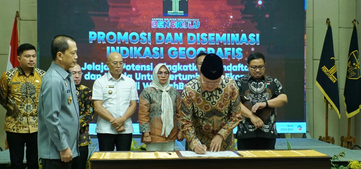 Gubernur Rohidin Dorong Potensi Unggulan Daerah Terdaftar Indikasi Geografis