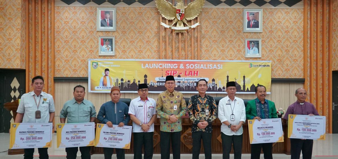 Pemprov Bengkulu Launching Aplikasi SIP-LAH