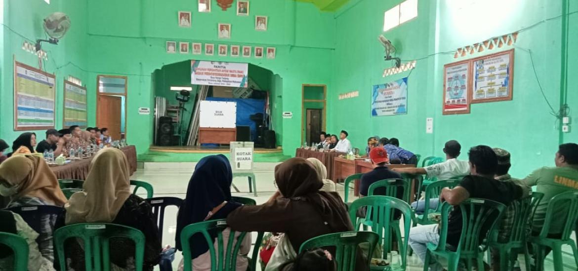 Pemilihan PAW Anggota BPD Desa Bunga Tanjung TA 2024-2026