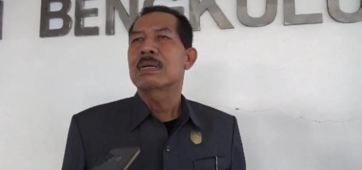 Ketua Komisi III DPRD Provinsi Bengkulu, Tantawi Dali