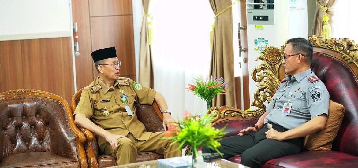 Sekdaprov Bengkulu Terima Kunjungan Kalapas Kelas IIA Bengkulu