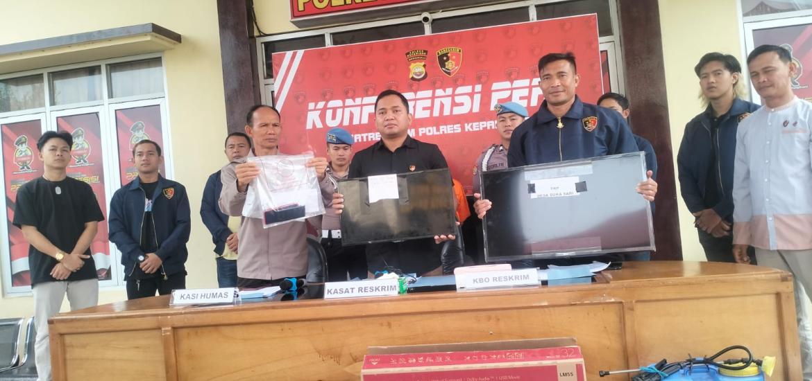 Polres Kepahiang Amankan Pelaku Spesialis Bongkar Rumah
