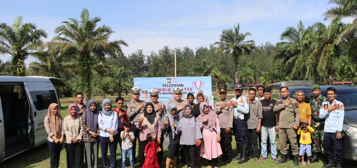 Program Mudik Gratis Polres Mukomuko