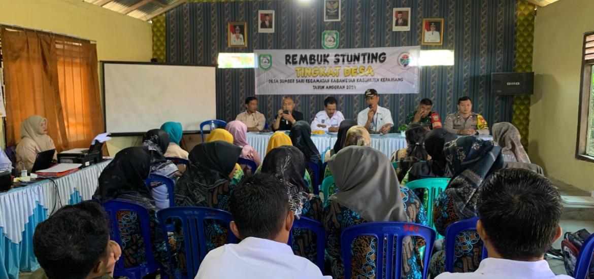 Musyawarah Rembuk Stunting Desa Sumber Sari