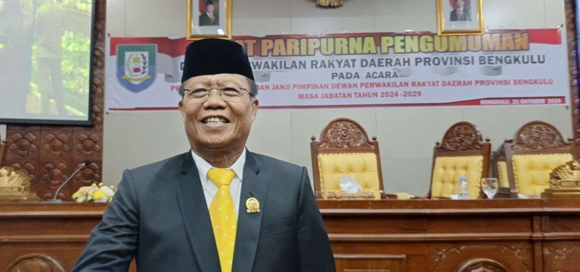 Ketua DPRD Provinsi Bengkulu Sumardi