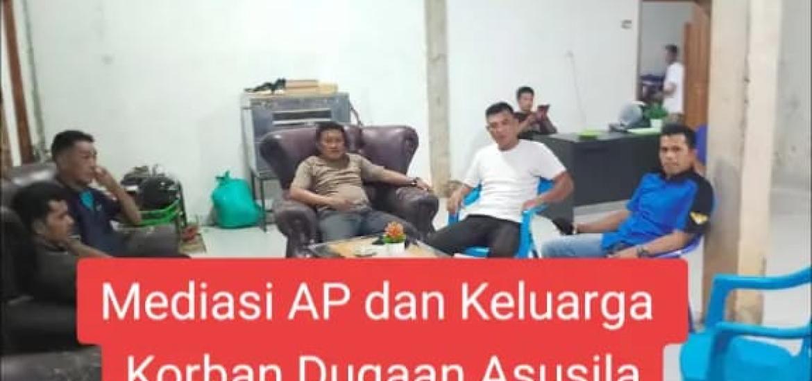 Mediasi AP dan Keluarga Korban Dugaan Asusila