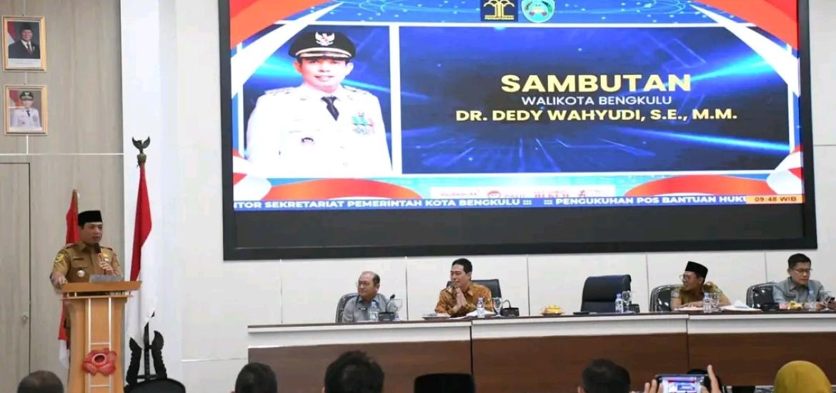 Pemkot Bengkulu Apresiasi Terbentuknya Posbankum di Setiap Kelurahan