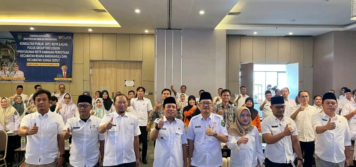 Pemkot Bengkulu Susun RDTR Muara Bangkahulu dan Sungai Serut, Dorong Tata Ruang Berkelanjutan