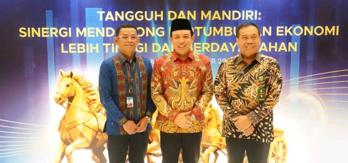 Walikota Bengkulu Dedy Wahyudi menghadiri Pertemuan Tahunan Bank Indonesia (BI) 2025 yang digelar pada Jumat malam (28/11/2025) di Hotel Mercure Bengkulu.