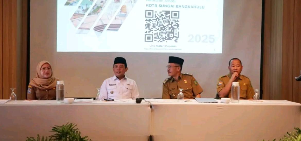 Walikota Dedy Wahyudi Buka Konsultasi Publik Penyusunan RDTR Muara Bangkahulu dan Sungai Serut