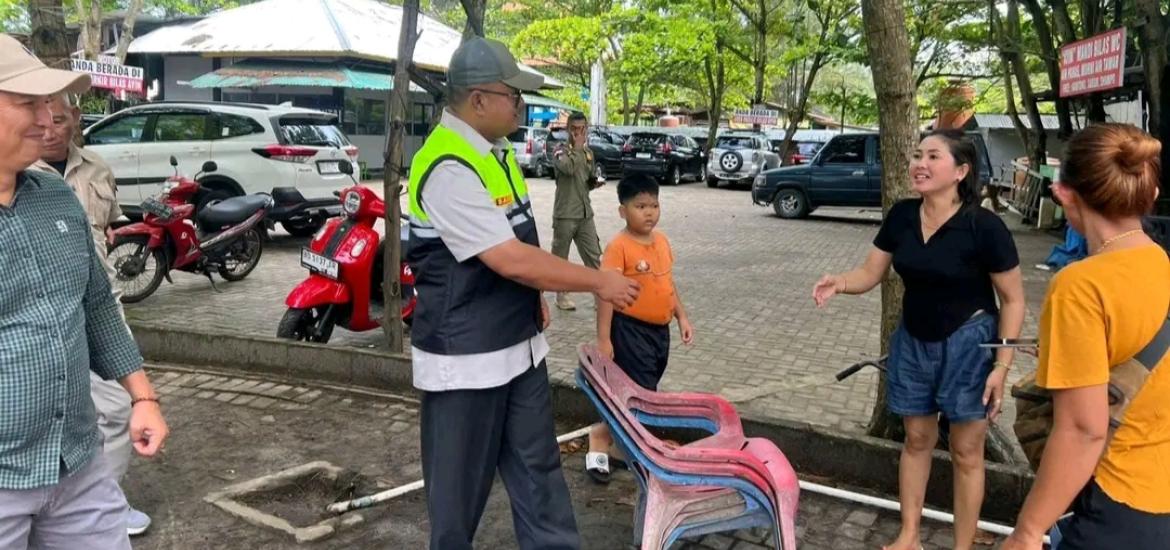 Izin Usaha dan SPT Parkir Kamar Bilas Viral di Pantai Jakat Diketahui Sudah Kedaluwarsa