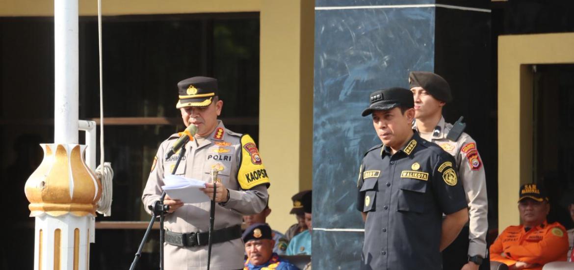 Sinergi TNI–Polri dan Pemda, Polresta Bengkulu Gelar Apel Operasi Ketupat 2026