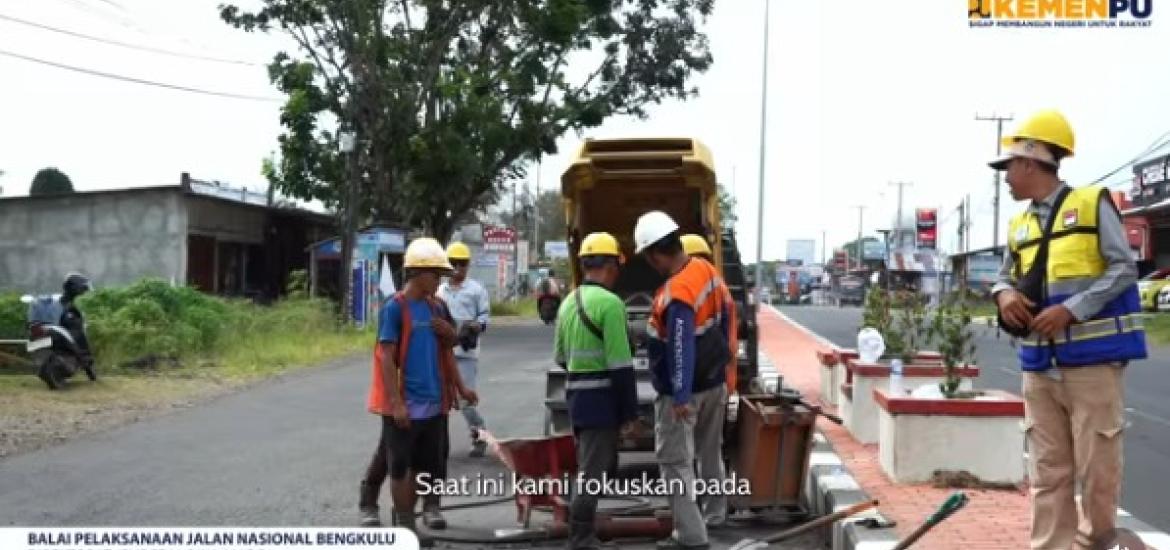 Jelang Mudik Lebaran 2026, BPJN Bengkulu Kebut Perbaikan Jalan Nasional di Sejumlah Titik Strategis