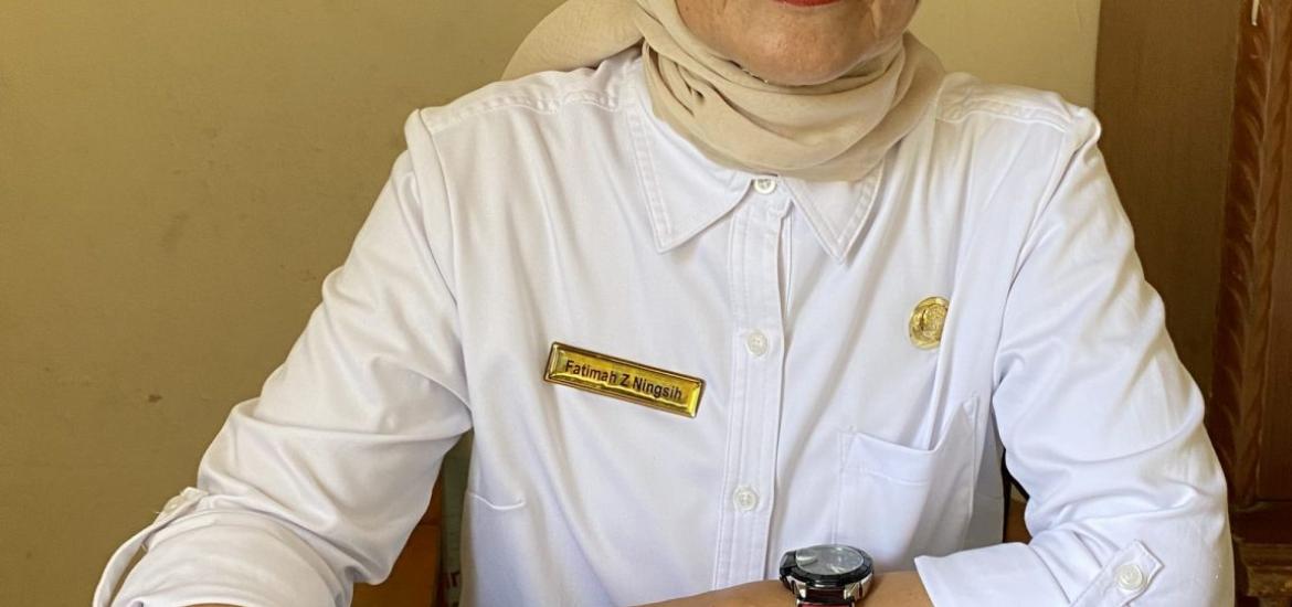 Kepala Bidang Penanganan Fakir Miskin, Fatimah Z. Ningsih,