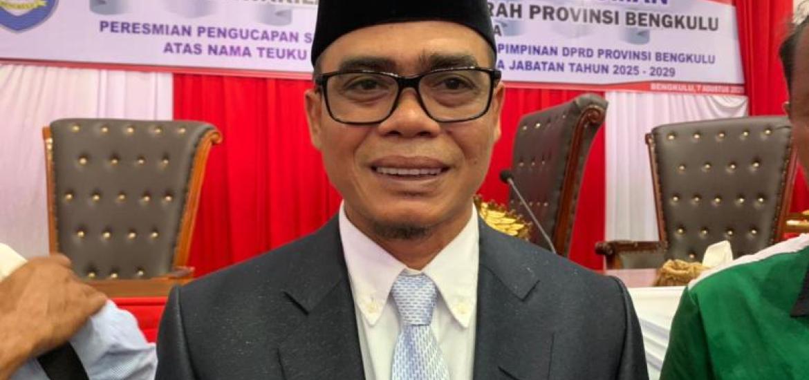 Wakil Ketua I DPRD Provinsi Bengkulu, Teuku Zulkarnain,