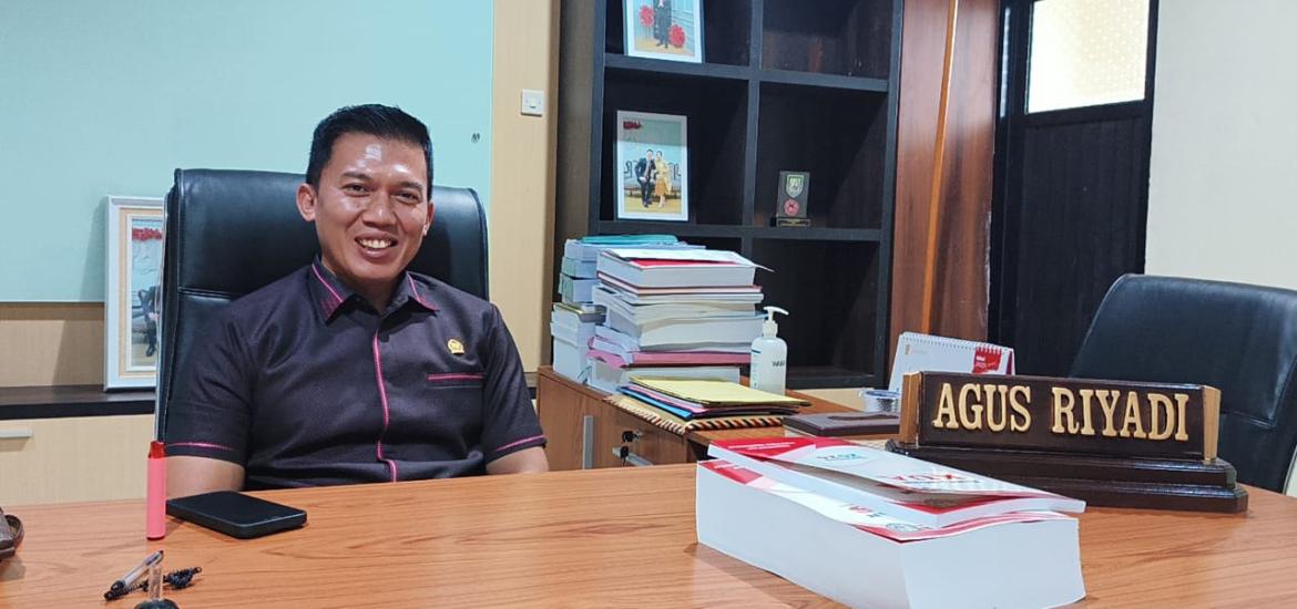 Wakil Ketua III DPRD Provinsi Bengkulu, Agus Riyadi,