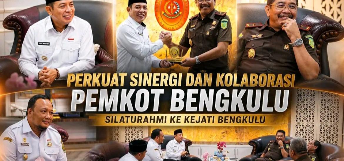 Pemkot Bengkulu Perkuat Sinergi dengan Kejati, Komitmen Wujudkan Pemerintahan Bersih dan Taat Hukum