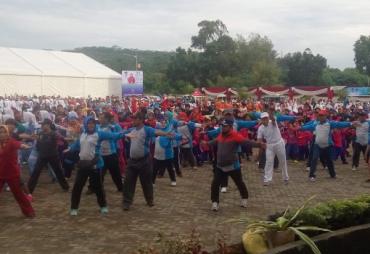 Puncak Hari Kesehatan Nasional ke 53 di Bengkulu