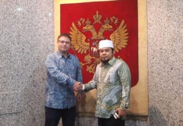 Walikota Helmi Hasan bersama Duta Besar Rusia
