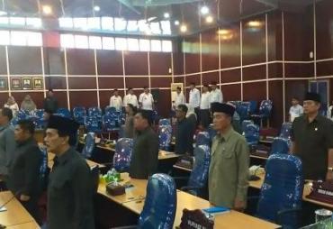 Paripurna Penyampaian Nota Rancangan APBD Tahun 2018