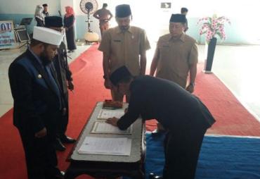 Sjobirin Hasan Kembali Pimpin PDAM Tirta Dharma