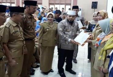 1500 Pegawai Tidak Tetap (PTT) Terima surat Perintah Tugas (SPT)
