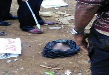 Penemuan jasad bayi laki-laki di Rama Agung Arga Makmur